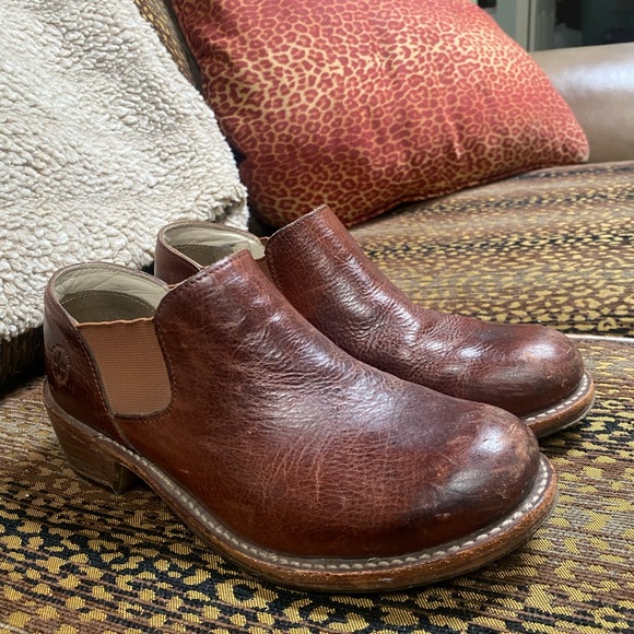 Dr. Martens Brown Leather Slip-On Shoes - Picture 3 of 5